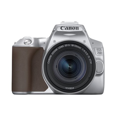 Canon EOS | 250D | Obiektyw EF-S 18-55mm IS STM | Brązowy | Srebrny - 4